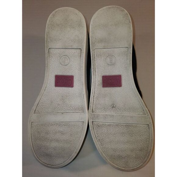 Circus By Sam Edelman Black Suede Slip On Platform Sneakers Shoes Size 8 - Picture 4 of 7